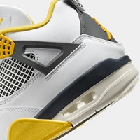 Jordan Women's 4 Retro White / Coconut Milk - Vivid Sulfur