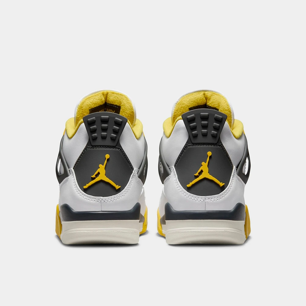 Jordan Women's 4 Retro White / Coconut Milk - Vivid Sulfur