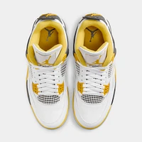 Jordan Women's 4 Retro White / Coconut Milk - Vivid Sulfur