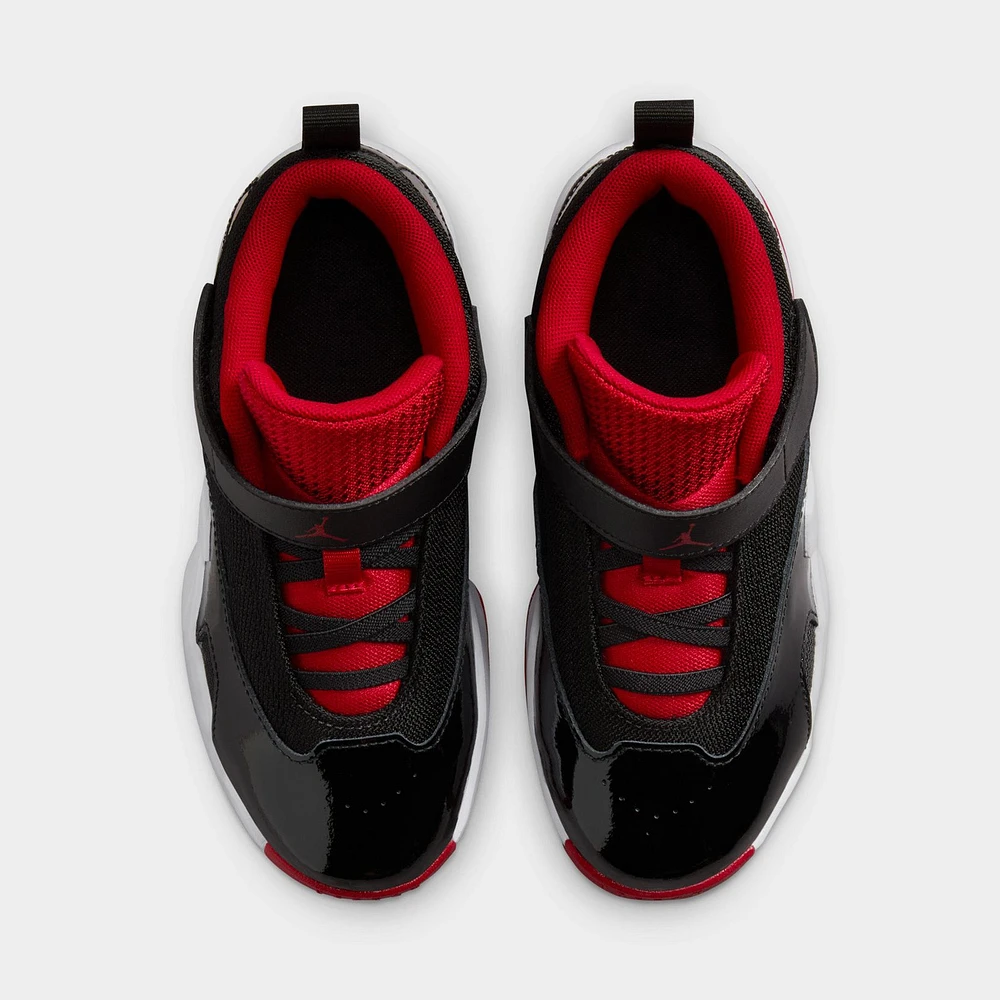 Jordan Max Aura 6 Black / Gym Red - White