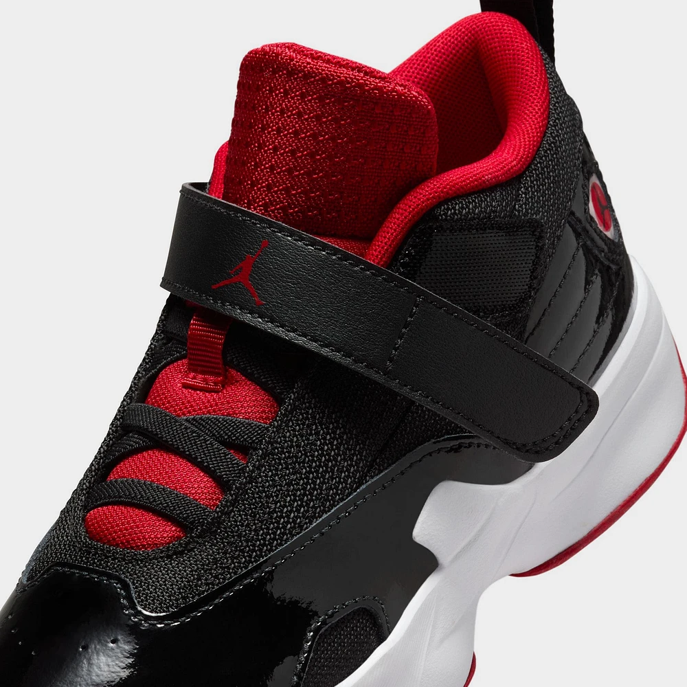 Jordan Max Aura 6 Black / Gym Red - White
