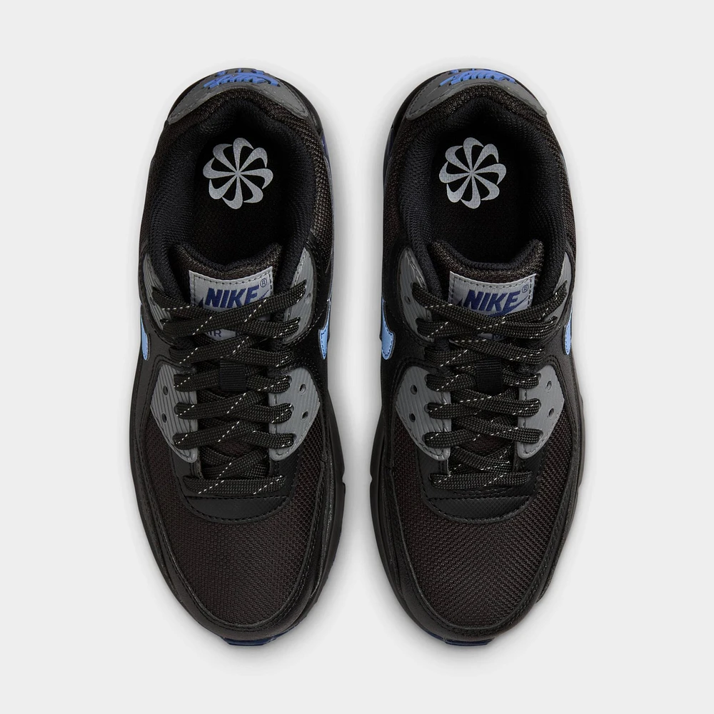Nike Air Max 90 GS Black / Midnight Navy - Smoke Grey