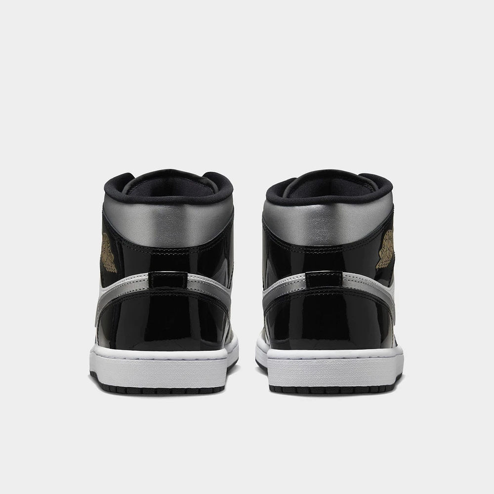 Jordan 1 Mid SE Black / Metallic Silver - White