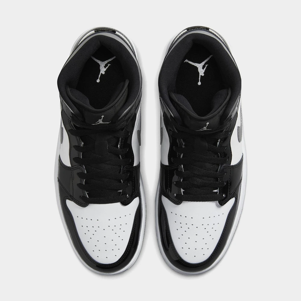 Jordan 1 Mid SE Black / Metallic Silver - White