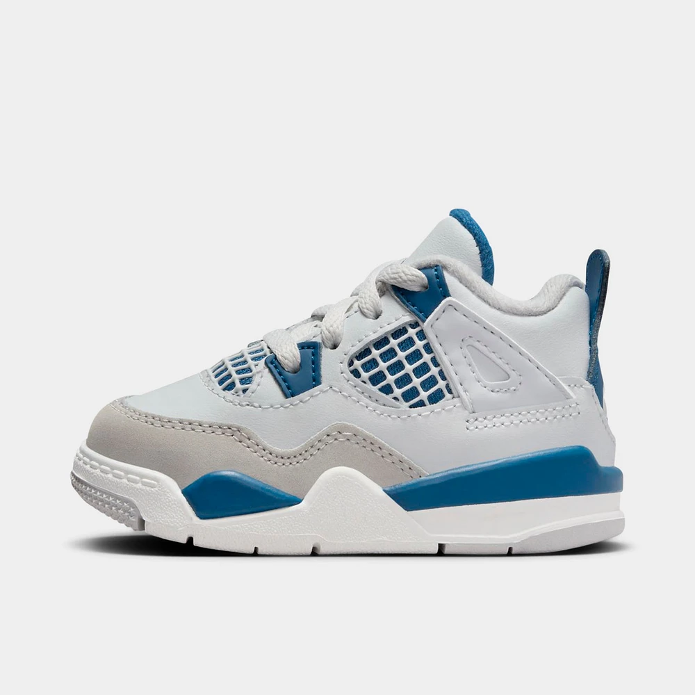 Jordan 4 Retro TD White / Industrial Blue - Neutral Grey