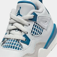 Jordan 4 Retro TD White /  Industrial Blue - Neutral Grey