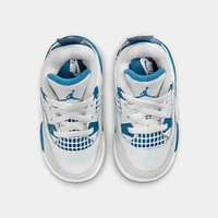 Jordan 4 Retro TD White /  Industrial Blue - Neutral Grey