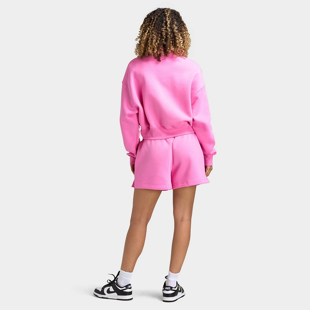 Nike Sportswear Women's Phoenix Fleece Half Zip Cropped Swea