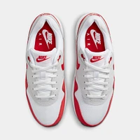 Nike Air Max 1 GS Neutral Grey / University Red - White