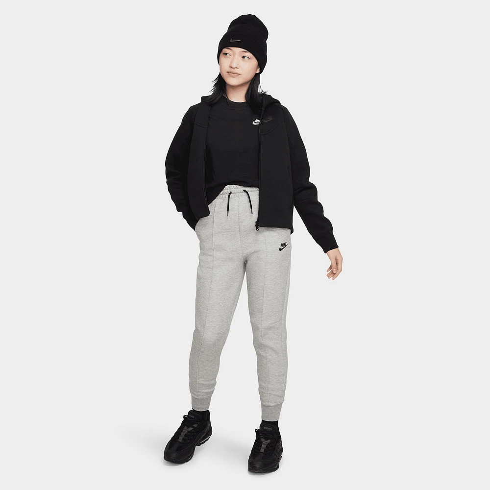 Nike Sportswear Junior Girls' Tech Fleece Full Zip Hoodie / Black