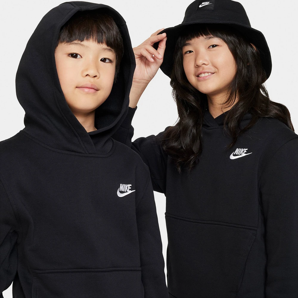 Nike Sportswear Juniors' Club Fleece Pullover Hoodie / Black