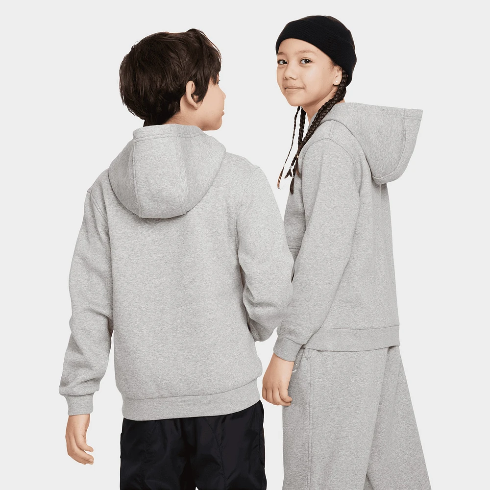 Nike Sportswear Juniors' Club Fleece PO Hoodie/DkGreyHeather
