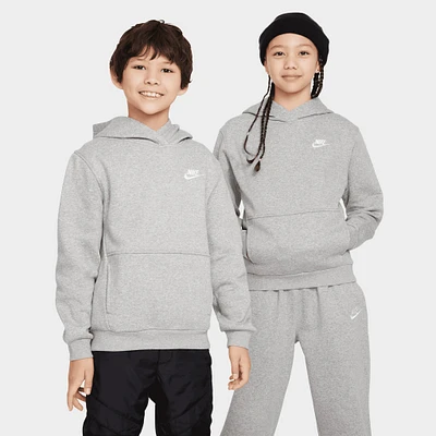 Nike Sportswear Juniors' Club Fleece PO Hoodie/DkGreyHeather