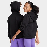 Nike Sportswear Club Fleece Juniors' Full Zip Hoodie Blk / W