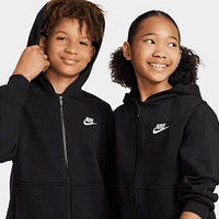 Nike Sportswear Club Fleece Juniors' Full Zip Hoodie Blk / W