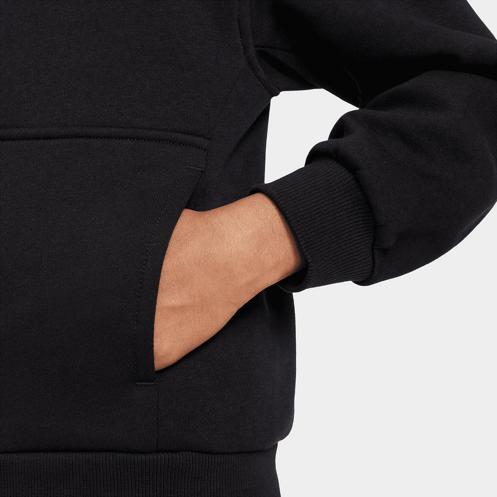 Nike Sportswear Club Fleece Juniors' Full Zip Hoodie Blk / W