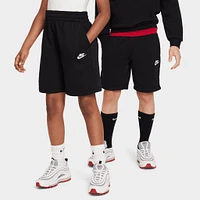 Nike Sportswear Juniors' Club Fleece Shorts Black / White
