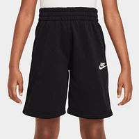 Nike Sportswear Juniors' Club Fleece Shorts Black / White