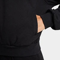 Nike Women's Loose Full-Zip French Terry Hoodie Black / Sail