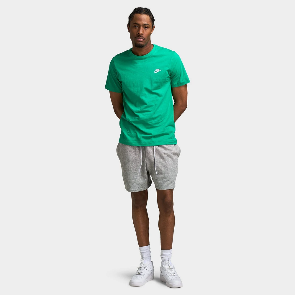 Nike Club French Terry Flow Shorts Dark Grey Heather / Lt Sm