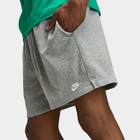 Nike Club French Terry Flow Shorts Dark Grey Heather / Lt Sm