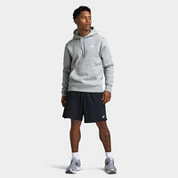 Nike Club Fleece Pullover Hoodie Dark Grey Heather / Light S