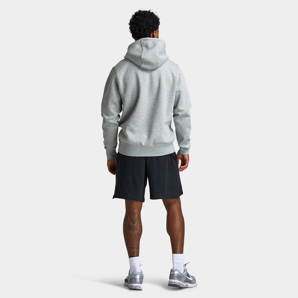 Nike Club Fleece Pullover Hoodie Dark Grey Heather / Light S