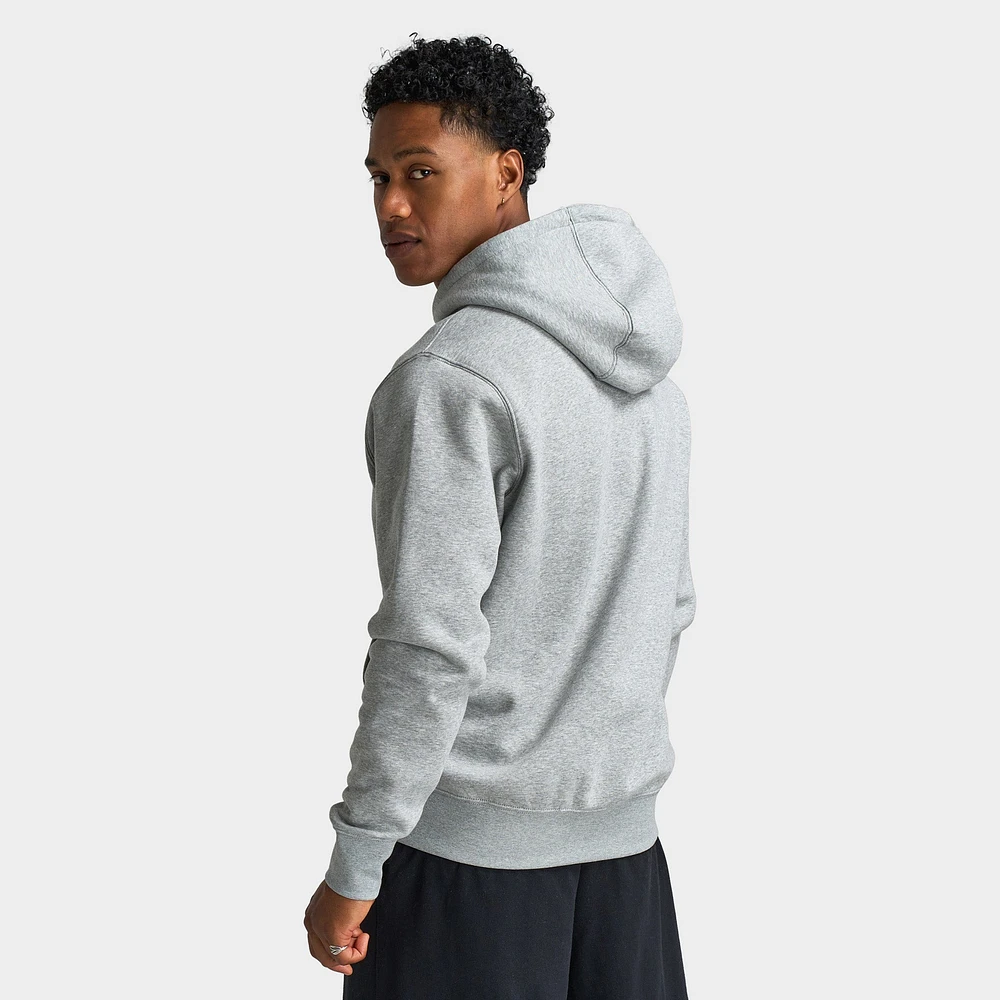Nike Club Fleece Pullover Hoodie Dark Grey Heather / Light S
