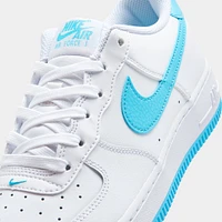 Nike Air Force 1 GS White / Aquarius Blue