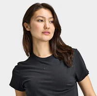 Nike Sportswear Women's Chill Knit Crop T-Shirt Black / Blac