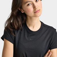 Nike Sportswear Women's Chill Knit Crop T-Shirt Black / Blac