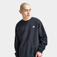 Nike Sportswear Club Fleece Oversized Crewneck Black / White