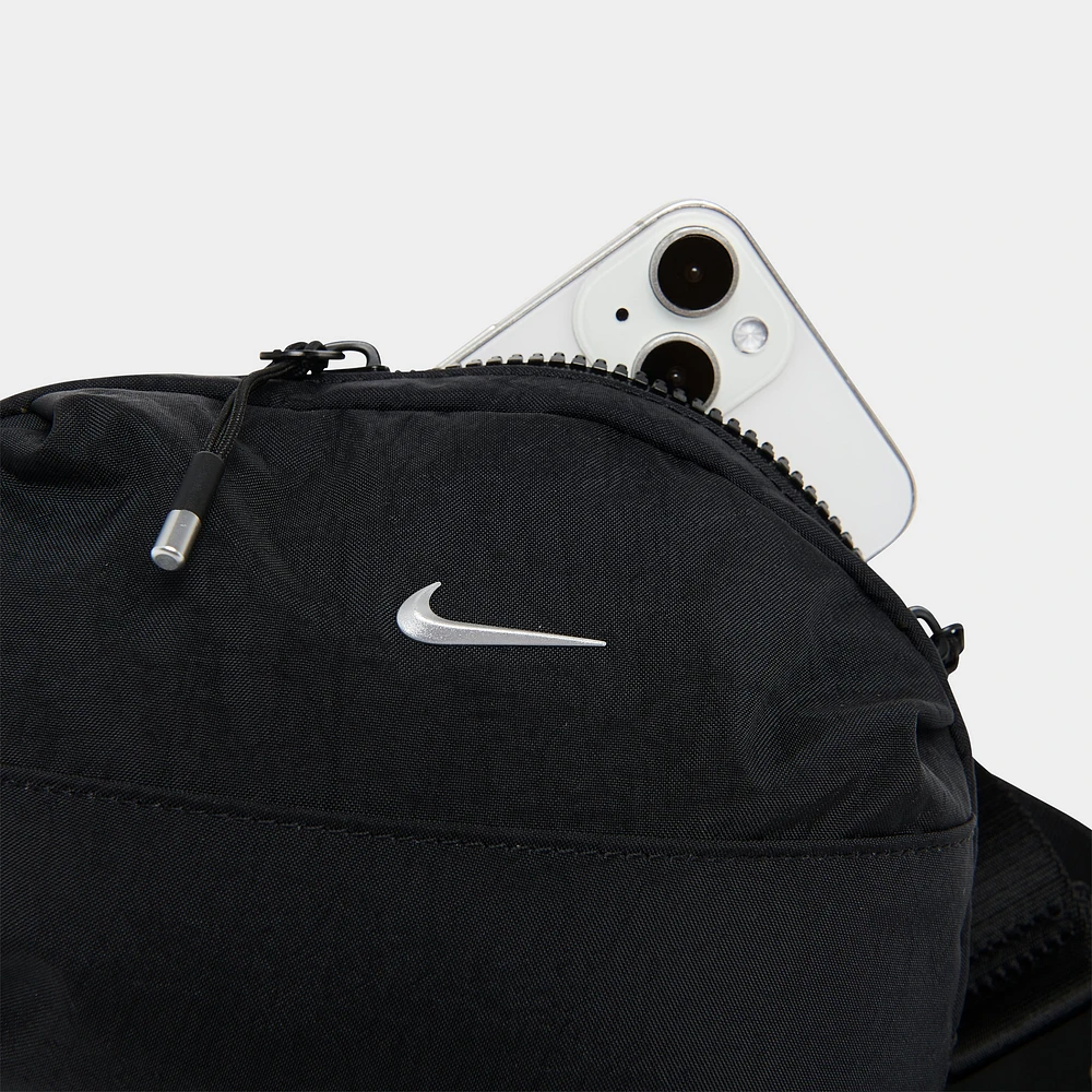 Nike Aura Waistpack (1L) Black / Black / Matte Silver