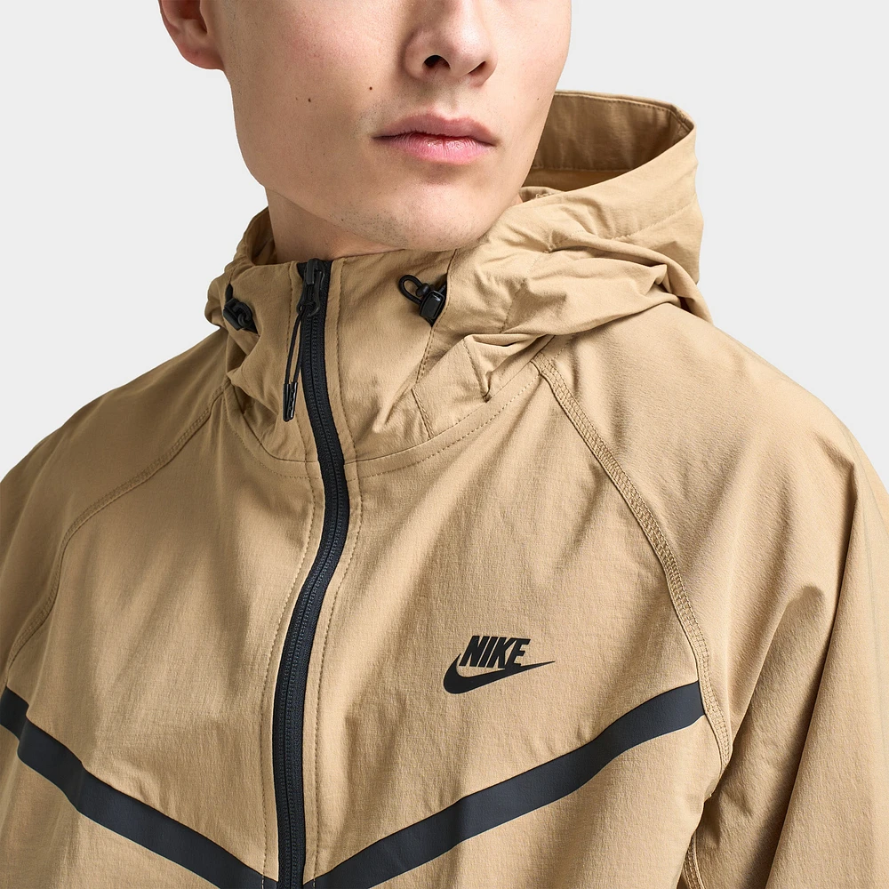 Nike Tech Woven Full Zip Windrunner Jacket Parachute Beige / - Black