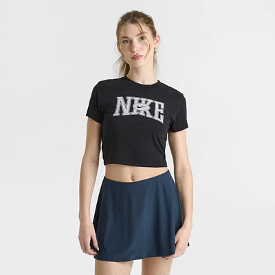 Nike Women's Slim Crop T-Shirt / Black