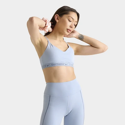 Nike Women's Indy Light Support Padded Bra / Armory Blue