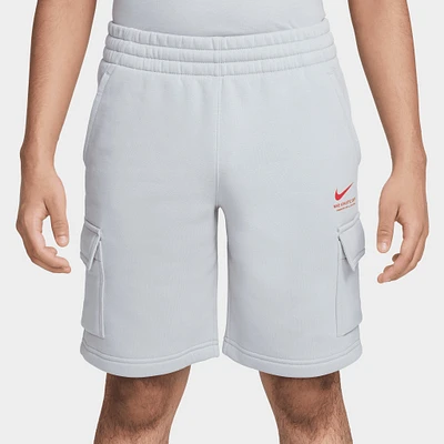Nike Sportswear Junior Boys' Fleece Cargo Shorts / Wolf Grey