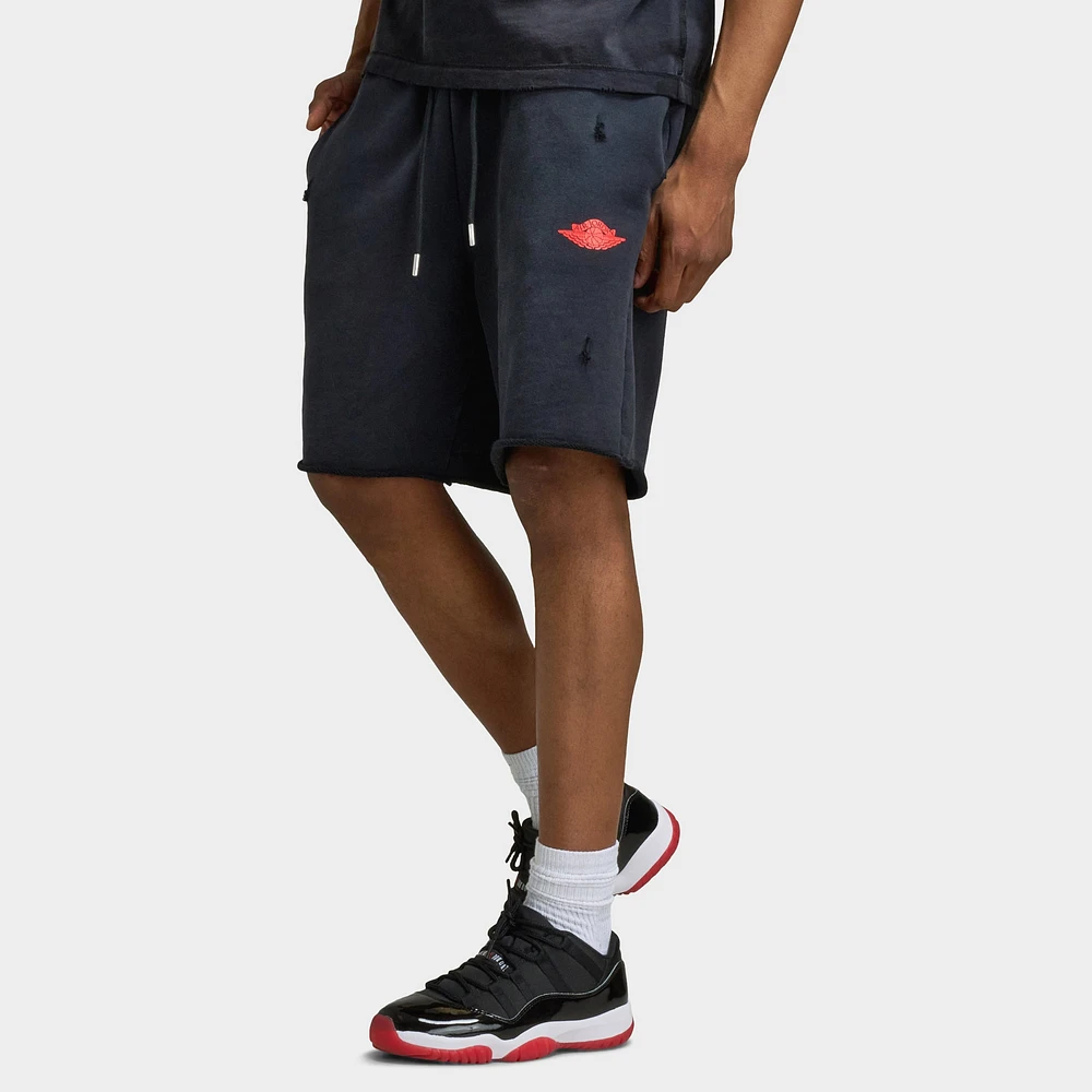 M J AIR JDN RAIR FLC SHORT BLACK / CHILE RED