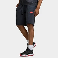 M J AIR JDN RAIR FLC SHORT BLACK / CHILE RED
