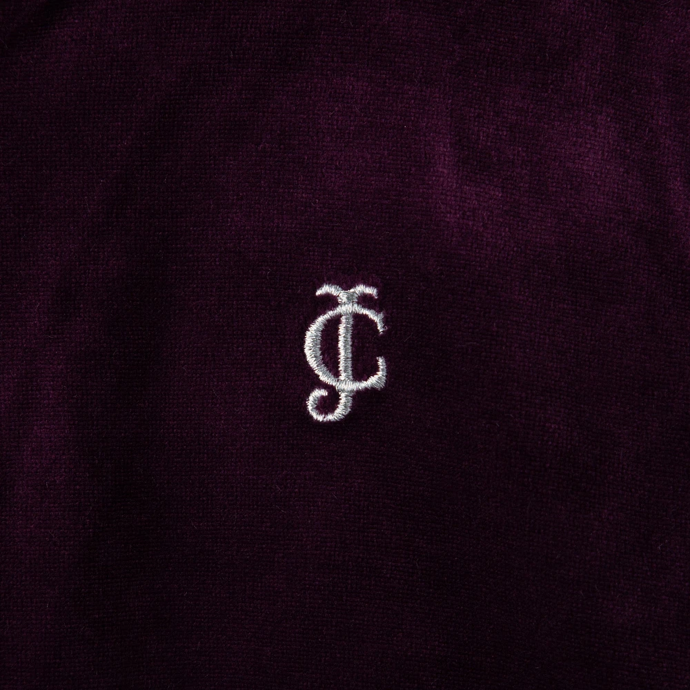 Juicy Couture Junior Girls' Velour Full-Zip Hoodie / Winter Bloom