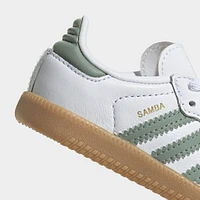 adidas Infants' Samba OG White / Silver Green - Gum