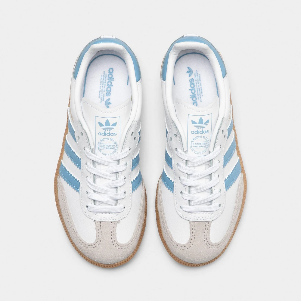 adidas Children's Samba OG White / Ash Blue
