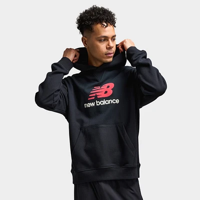 New Balance Athletics French Terry Logo Hoodie / Black