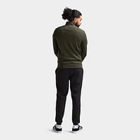 Fred Perry Badge Half Zip Sweatshirt / Hunting Green