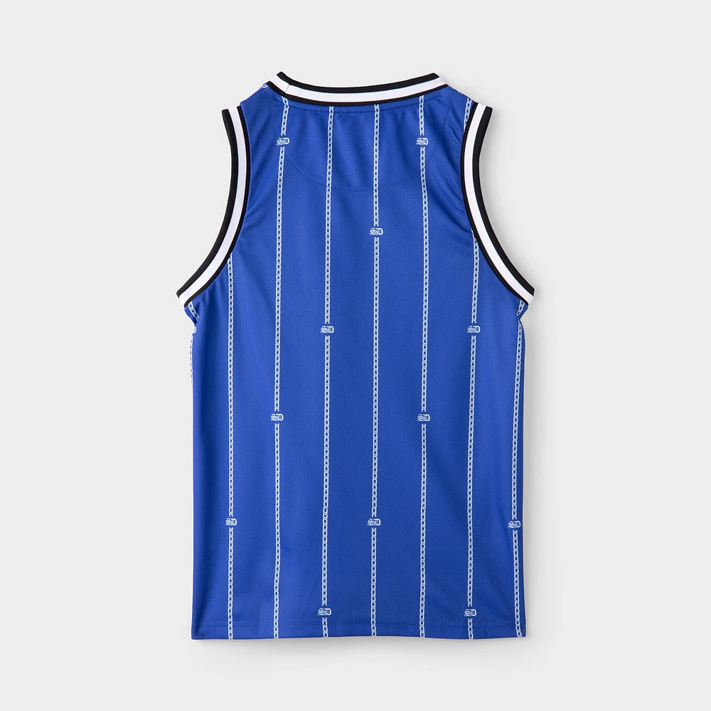 Supply & Demand Junior Boys' Chain Pin Basketball Jersey / Blue