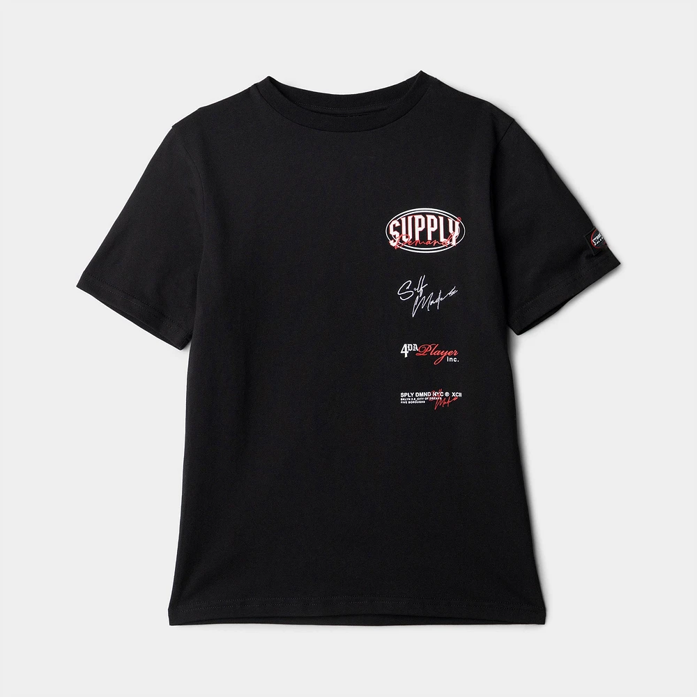 Supply & Demand Junior Boys' Targon T-shirt / Black
