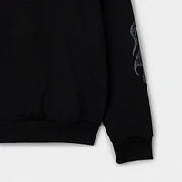 Supply & Demand Women's Praise Hoodie Black / Sky Blue
