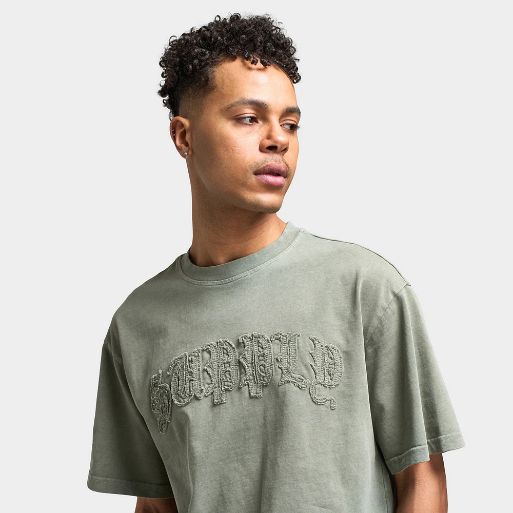Supply & Demand Aydar Graphic T-Shirt / Washed Ivy Green