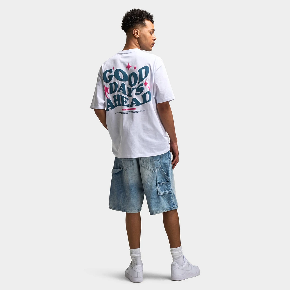 Unlike Humans Good Days Graphic T-shirt / Optic White