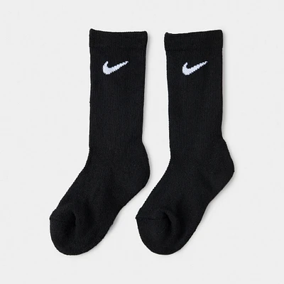Nike Children's Mesh & Cushion Crew Socks (6 Pack) / Black
